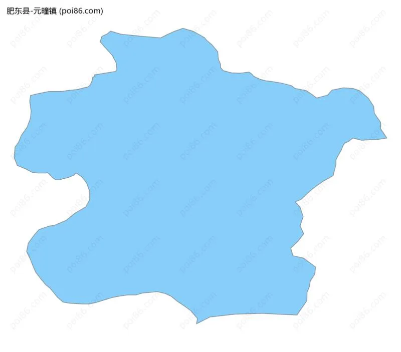 元疃镇边界地图