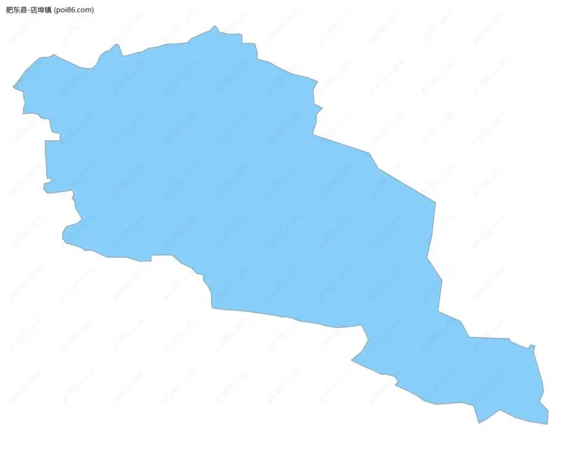 店埠镇边界地图