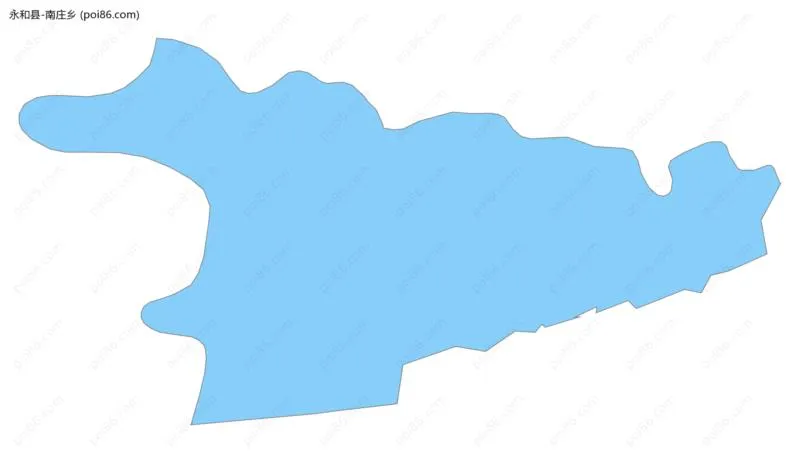 南庄乡边界地图