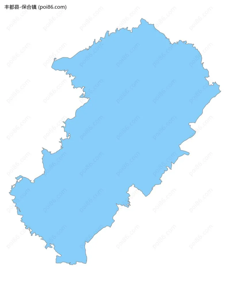 保合镇边界地图