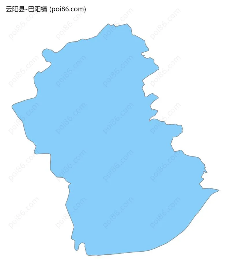 巴阳镇边界地图