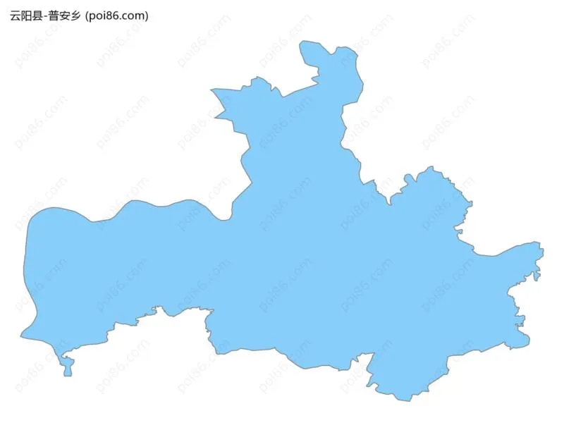 普安乡边界地图