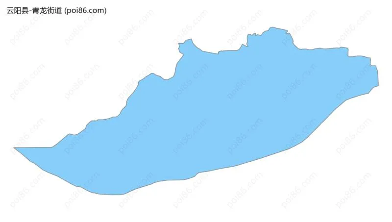 青龙街道边界地图