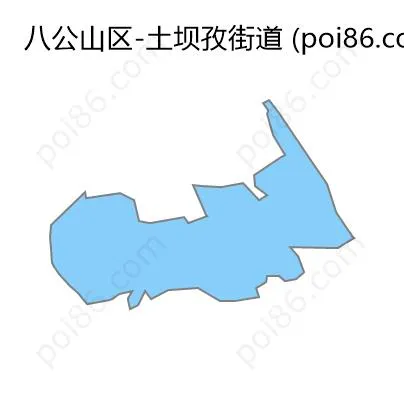 土坝孜街道边界地图