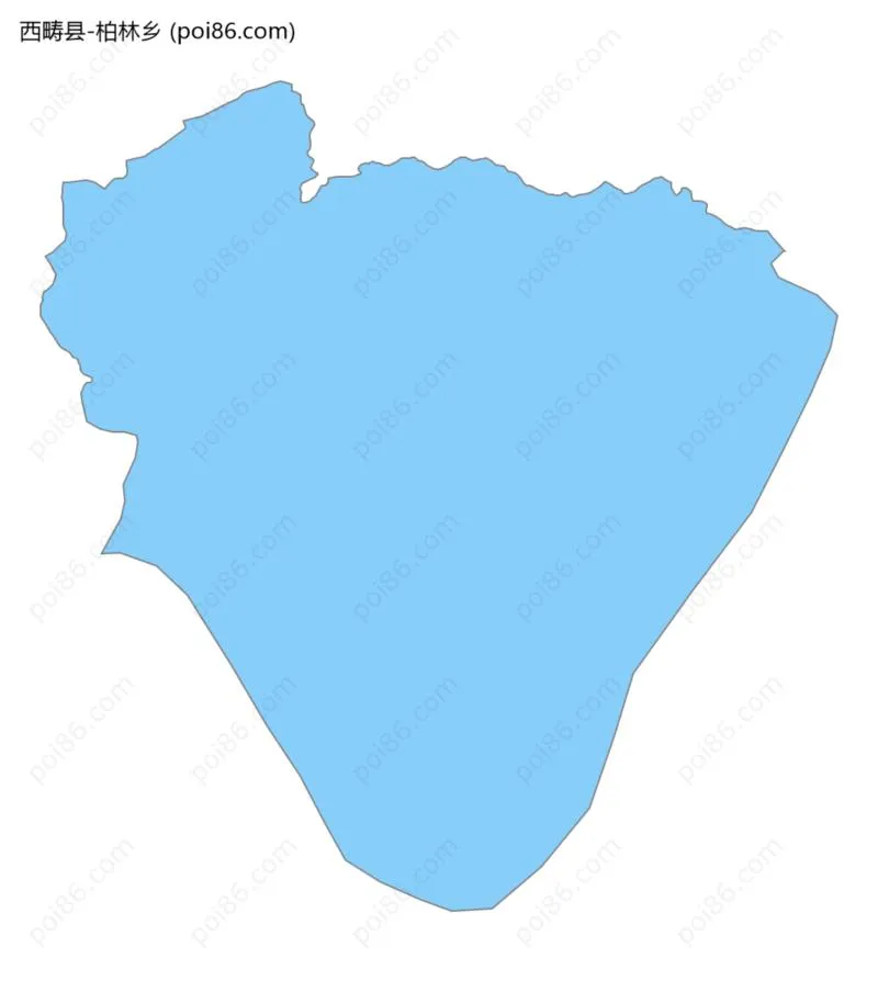 柏林乡边界地图
