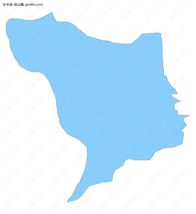 吴山镇边界地图