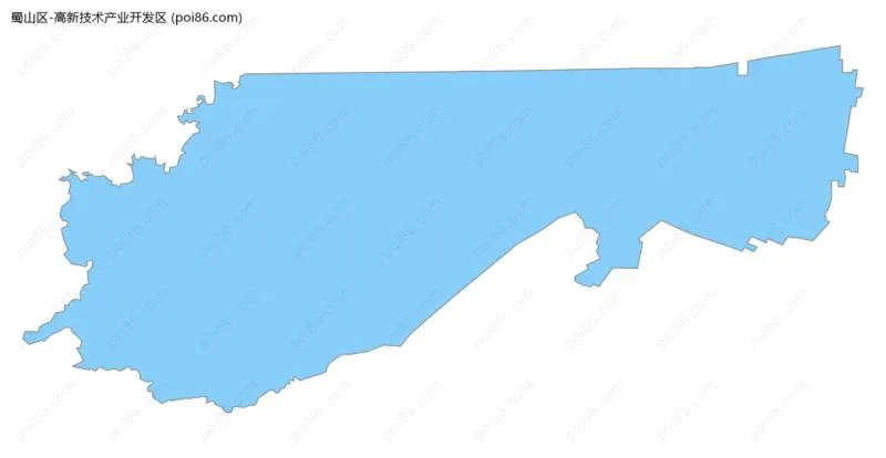 高新技术产业开发区边界地图