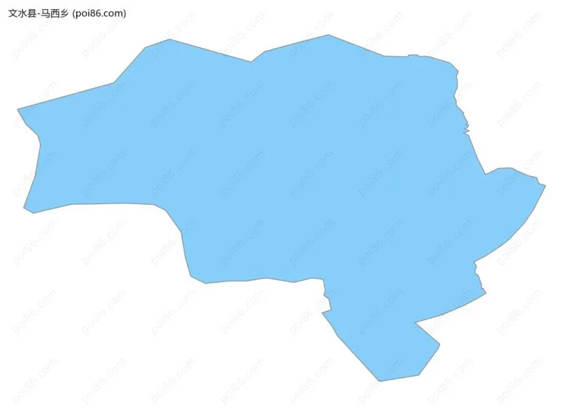 马西乡边界地图