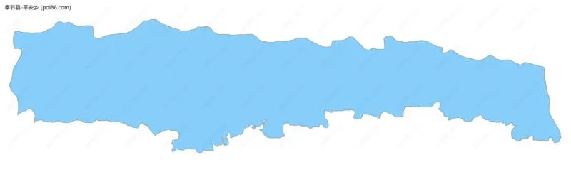 平安乡边界地图