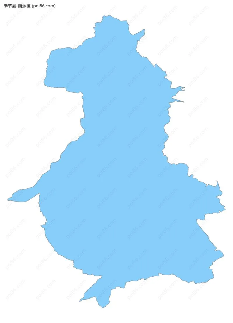 康乐镇边界地图