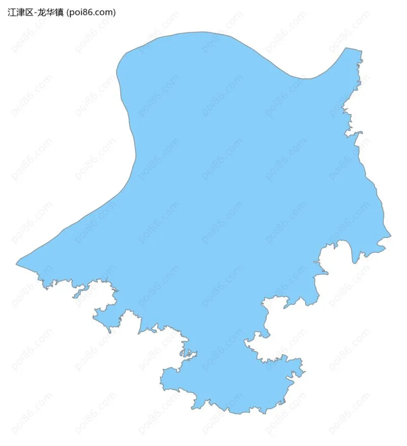 龙华镇边界地图