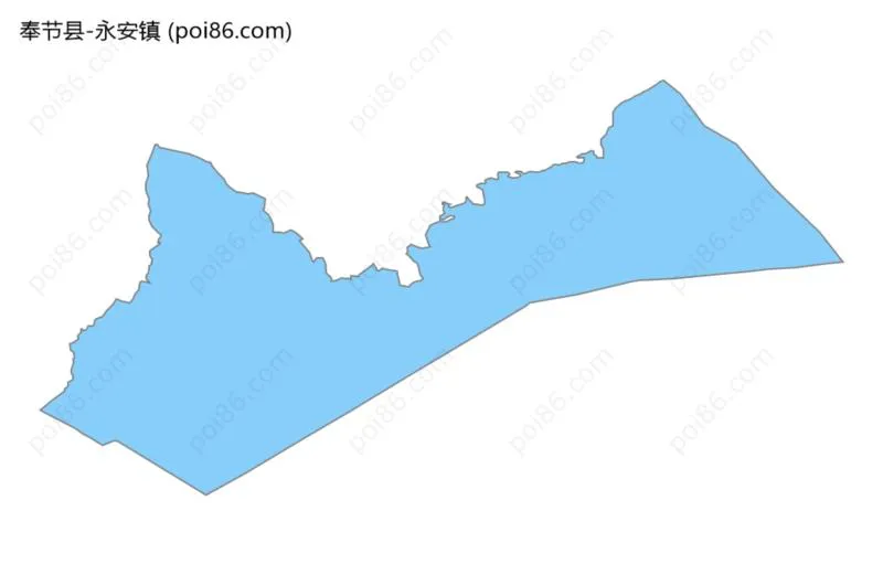 永安镇边界地图