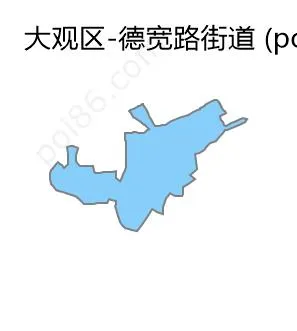 德宽路街道边界地图