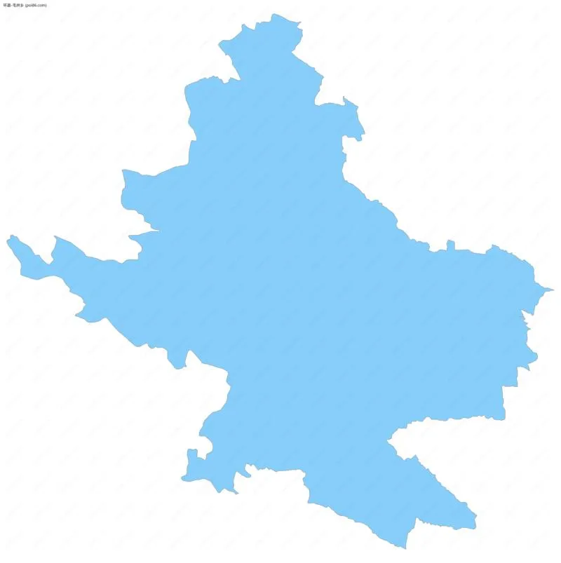 毛井乡边界地图