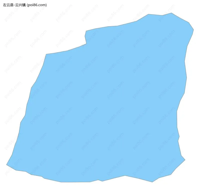 云兴镇边界地图