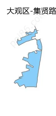 集贤路街道边界地图