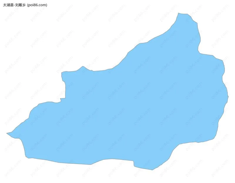 刘畈乡边界地图