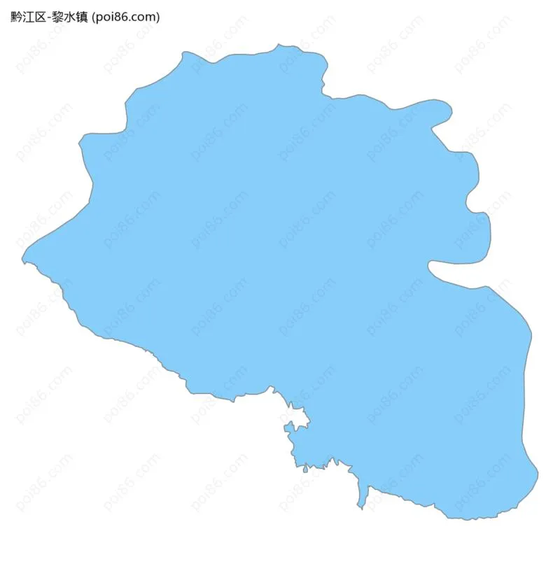 黎水镇边界地图