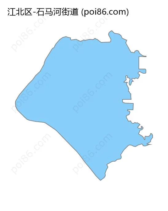 石马河街道边界地图