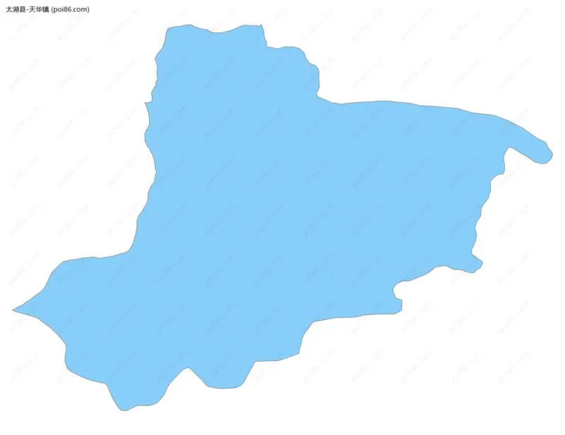 天华镇边界地图