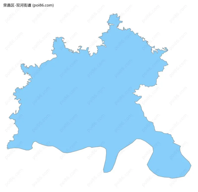 双河街道边界地图