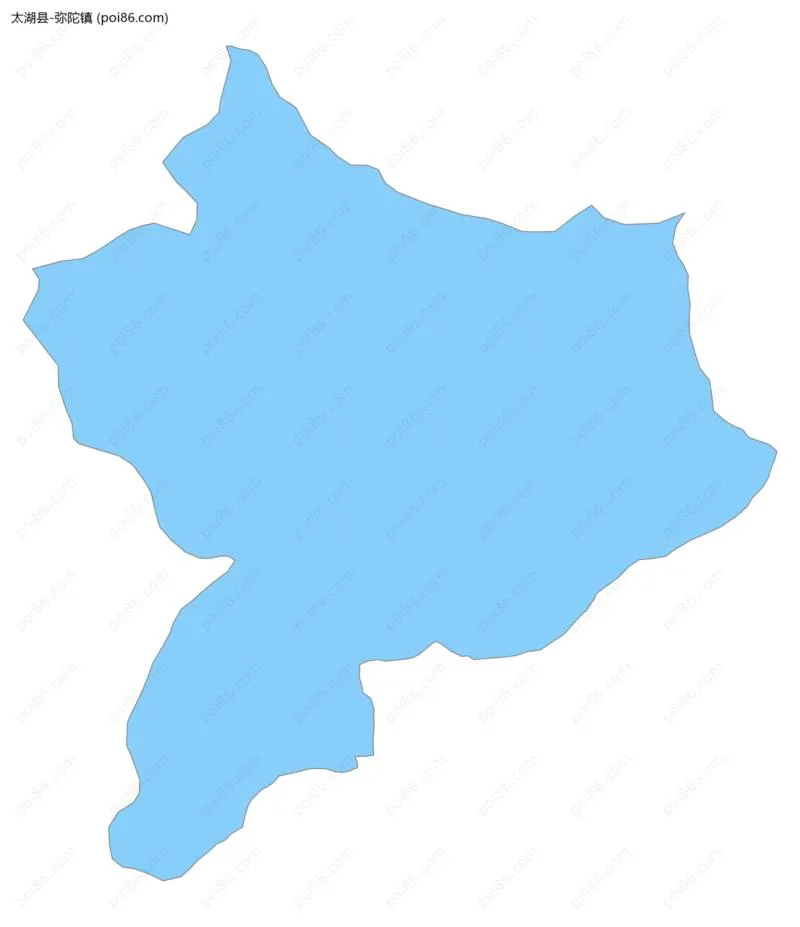 弥陀镇边界地图