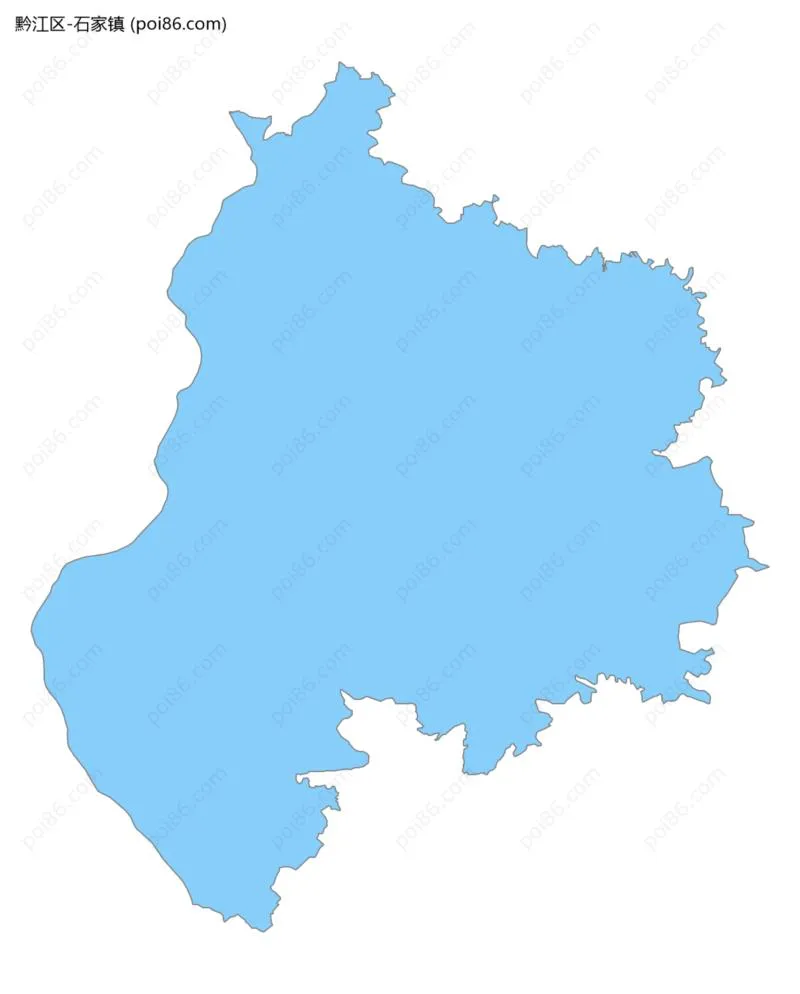 石家镇边界地图