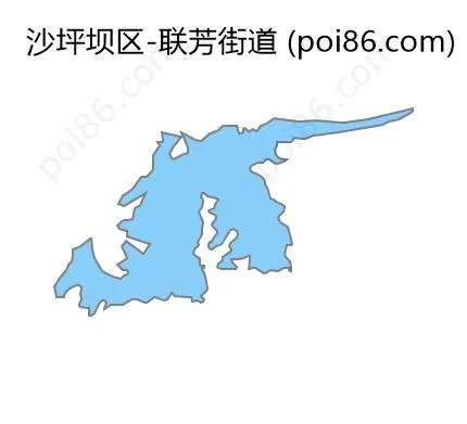 联芳街道边界地图