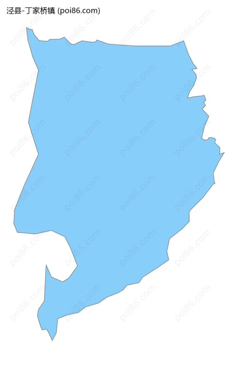 丁家桥镇边界地图