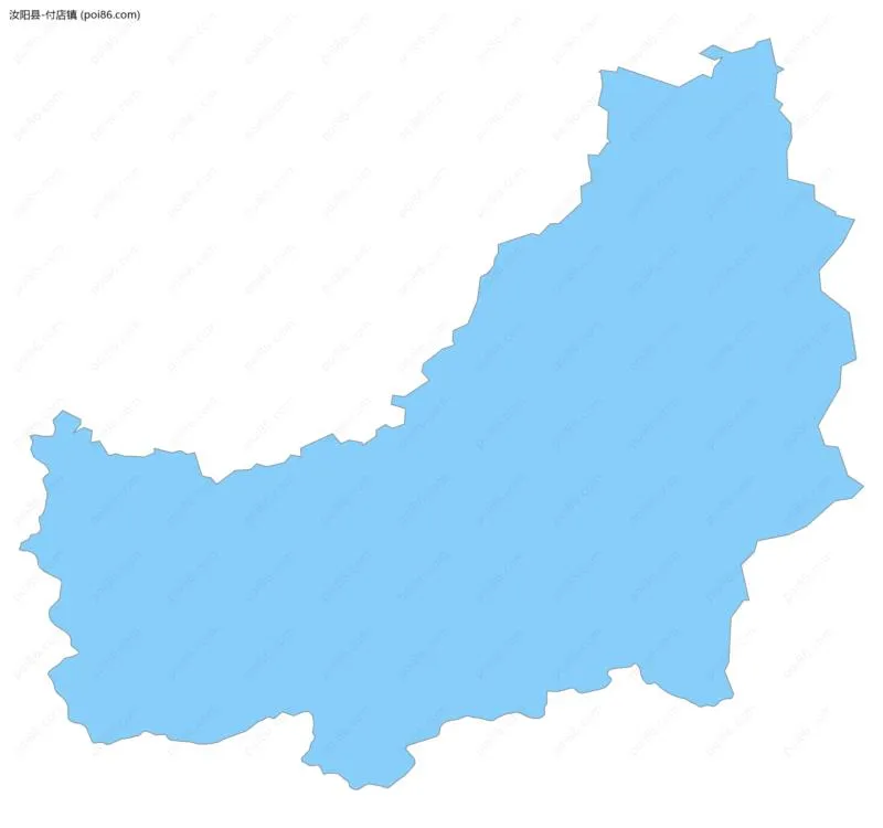 付店镇边界地图