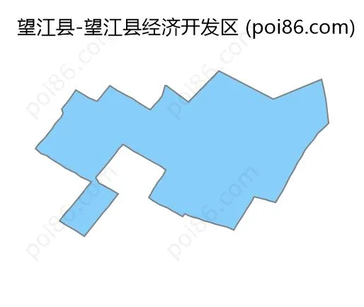 望江县经济开发区边界地图