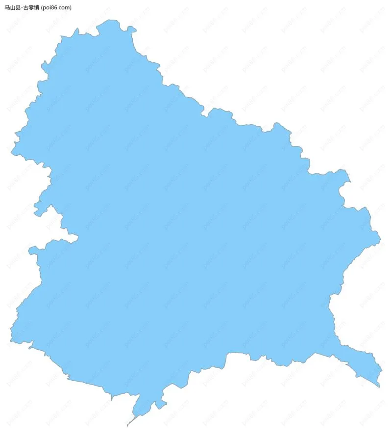 古零镇边界地图