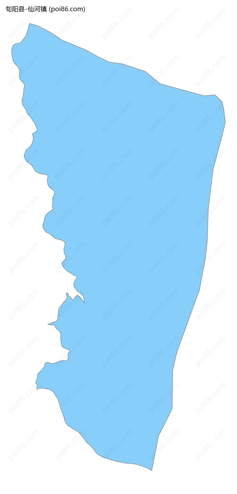 仙河镇边界地图