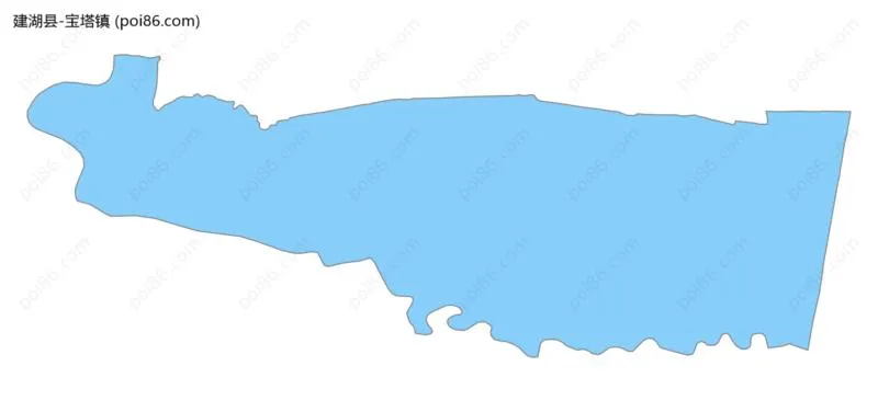 宝塔镇边界地图