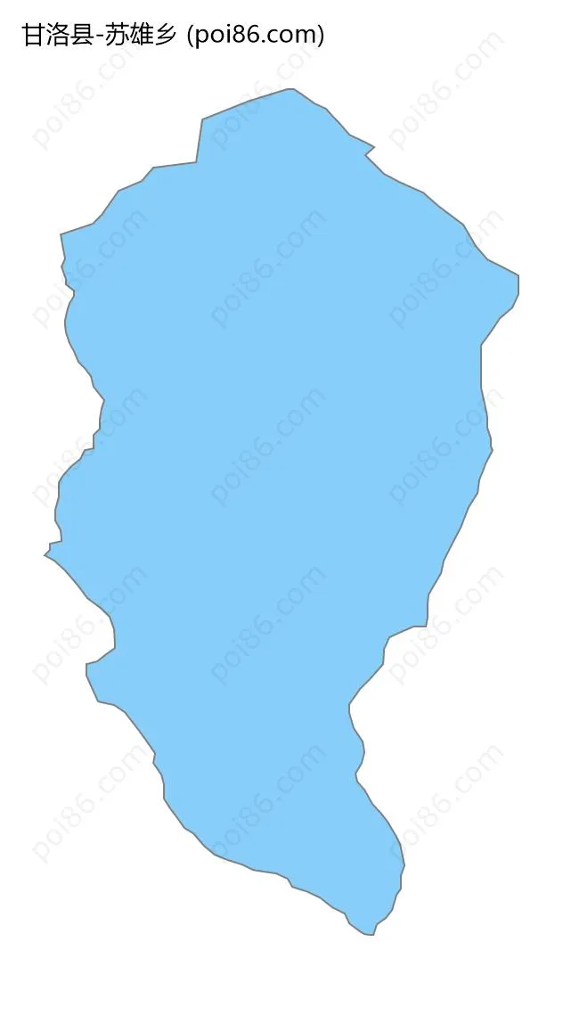 苏雄乡边界地图