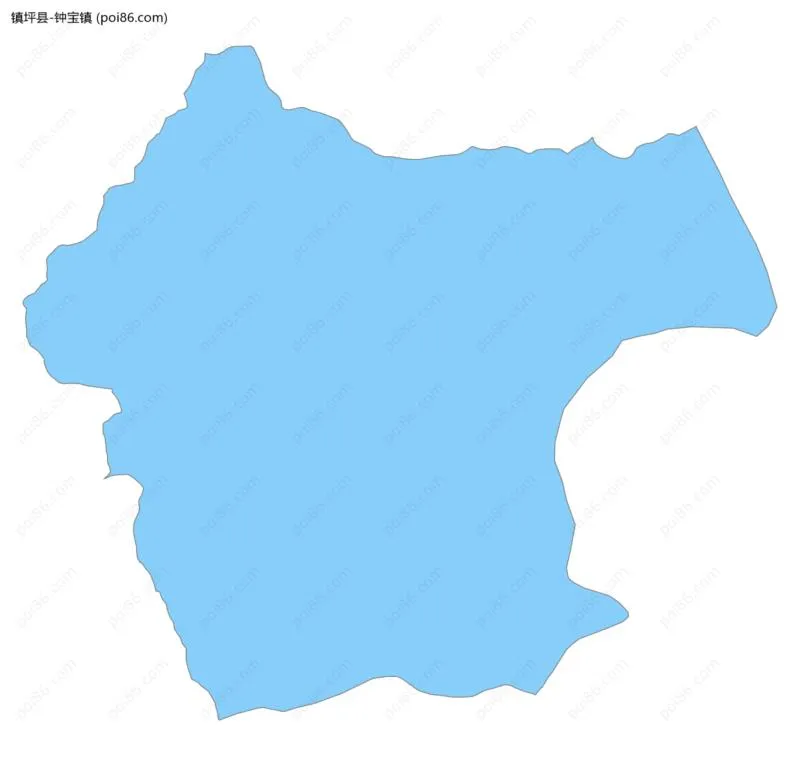 钟宝镇边界地图