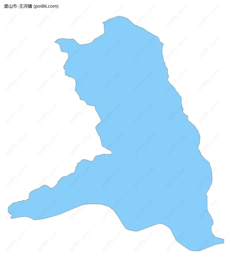 王河镇边界地图