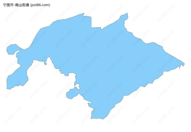 南山街道边界地图