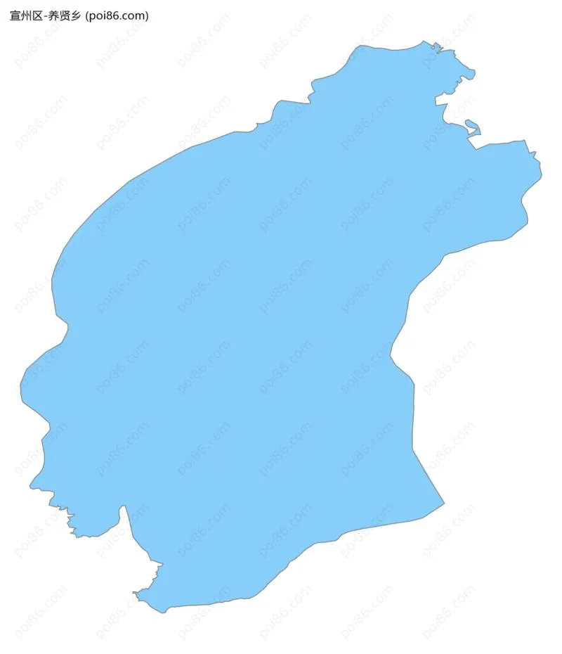 养贤乡边界地图