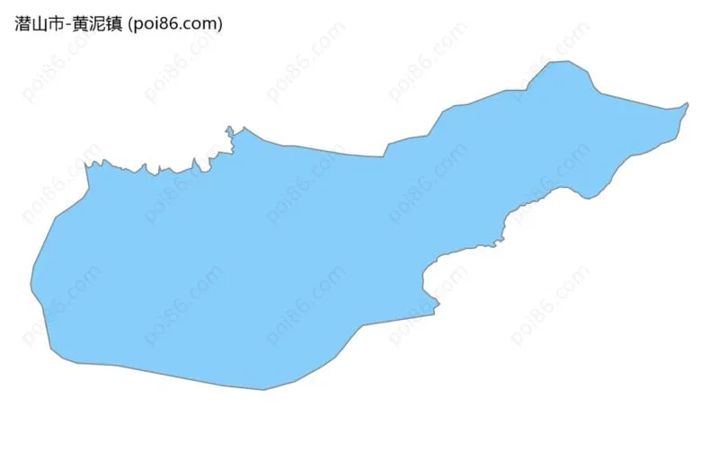 黄泥镇边界地图