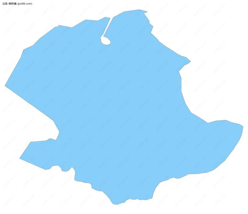 榔桥镇边界地图