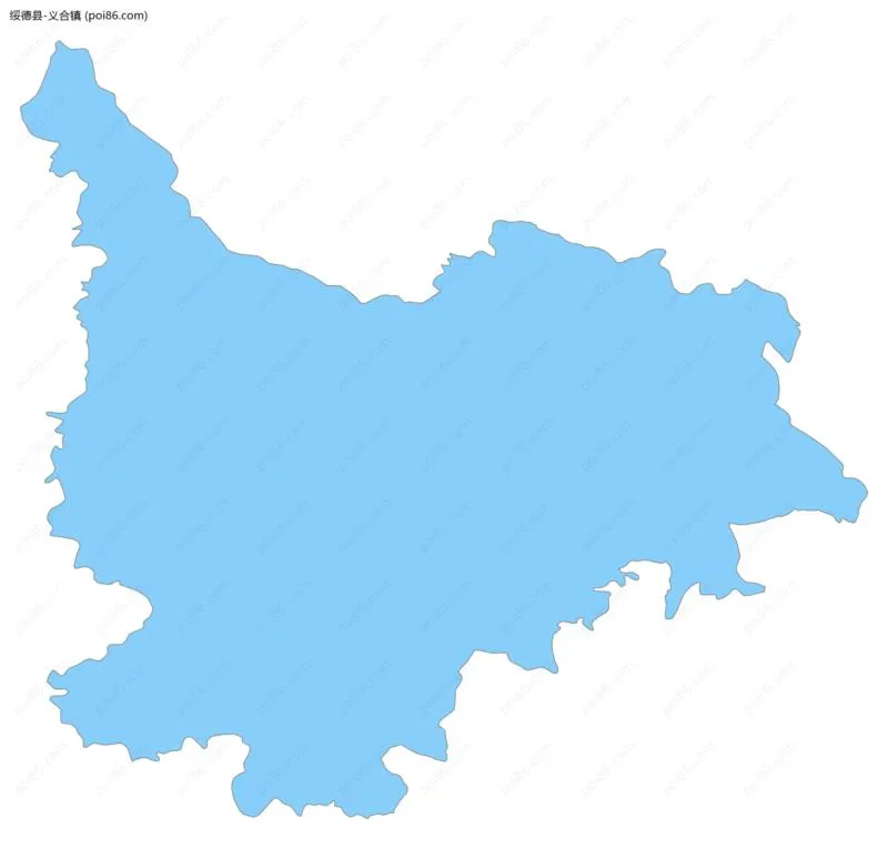 义合镇边界地图