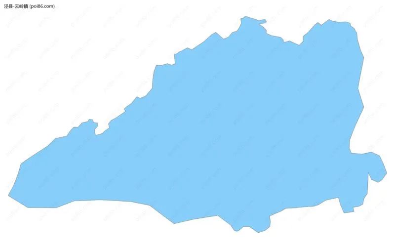 云岭镇边界地图