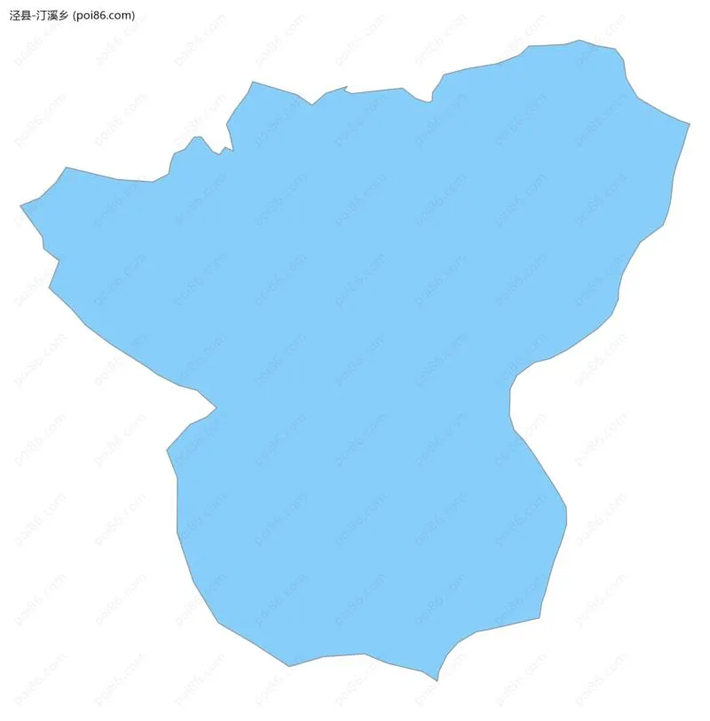 汀溪乡边界地图