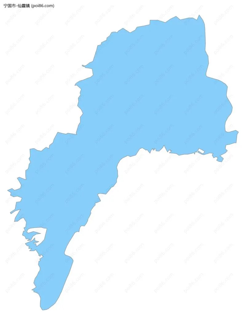 仙霞镇边界地图