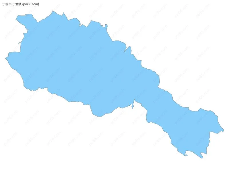 宁墩镇边界地图