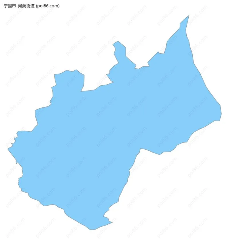 河沥街道边界地图