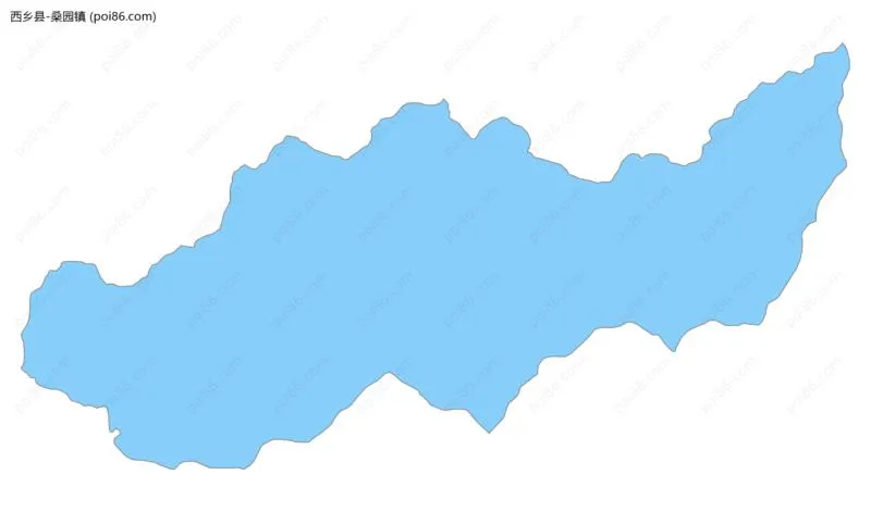 桑园镇边界地图