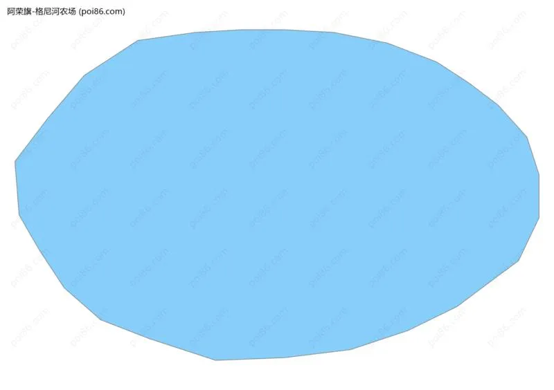 格尼河农场边界地图