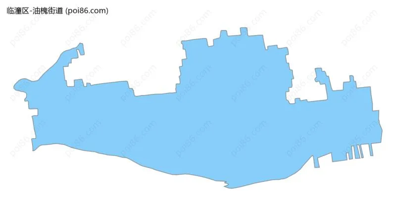 油槐街道边界地图